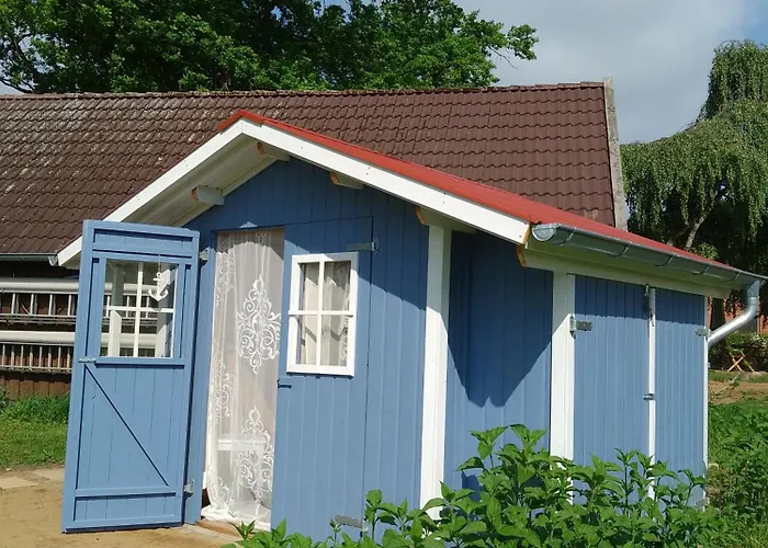 Huette Kroetenhof, Radfahrer Uebernachtung Barforde